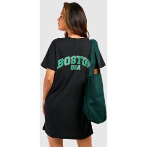 boohoo Boston Oversized T-shirt Dress