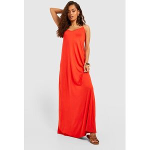 boohoo Trapeze Strappy Maxi Dress