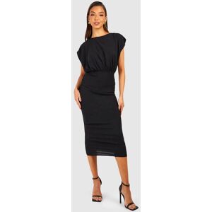 boohoo Short Sleeve Batwing Midaxi Dress