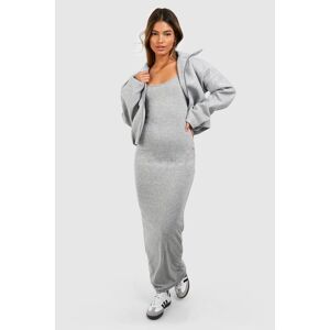 boohoo Strappy Soft Touch Lounge Jersey Maxi Dress