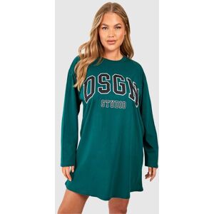 boohoo Plus Dsgn Studio Long Sleeve T-shirt Dress