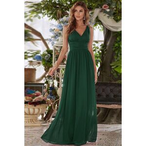 Ever Pretty Elegant Sleeveless V-Neck Maxi Chiffon Bridesmaid Dress