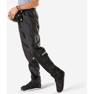 Btwin Decathlon City Cycling Rain Overtrousers With Built-In Overshoes 100