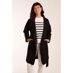 Blue Vanilla Waist Detail Trench Style Jacket