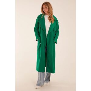 Blue Vanilla Double Breasted Trench Coat