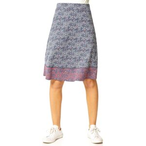 Roman A Line Tropical Print Skirt