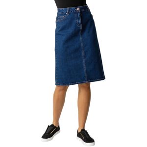 Roman Cotton Denim Stretch Skirt