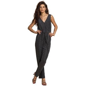 Roman Sparkle Detail Wrap Jumpsuit