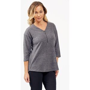 Viz-A-Viz Shoulder Embellished Slate Tunic