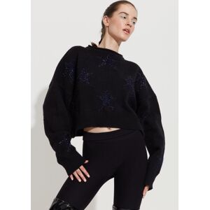 House Of Holland Sparkle Star Jumper in Black