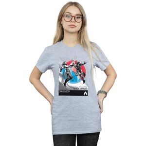 DC Comics Aquaman Vs Black Manta Cotton Boyfriend T-Shirt