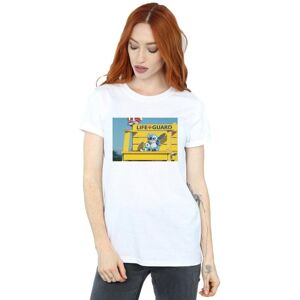 Disney Lilo And Stitch Life Guard Cotton Boyfriend T-Shirt