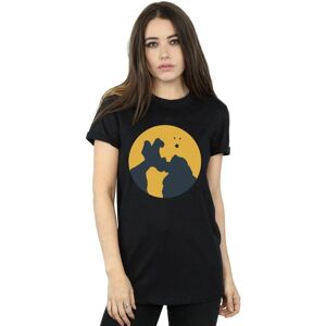 Disney Lady And The Tramp Moonlight Kiss Cotton Boyfriend T-Shirt