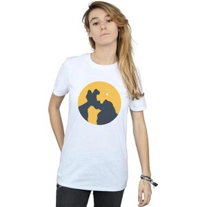 Disney Lady And The Tramp Moonlight Kiss Cotton Boyfriend T-Shirt