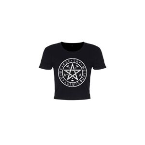 Grindstore We Are The Weirdos Mister Pentagram Crop Top