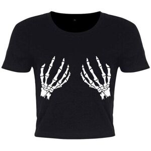 Grindstore Spooky Touch Crop Top