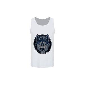 Unorthodox Collective Graphic Wolf Vest Top