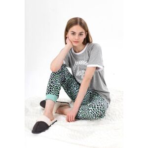 Hype Ice Leopard Crest Long Pyjamas