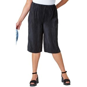 Roman Curve Stretch Plisse Culotte Trousers