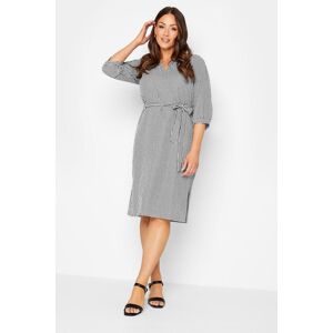 M&Co Gingham Tie Waist Tunic Dress