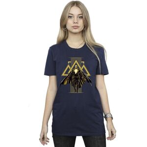 DC Comics Black Adam Rising Golden Symbols Cotton Boyfriend T-Shirt