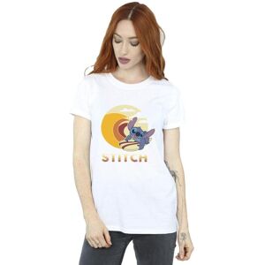 Disney Lilo & Stitch Summer Waves Cotton Boyfriend T-Shirt