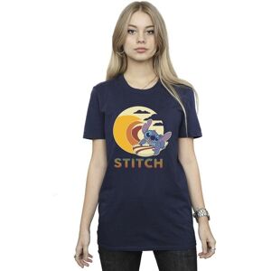 Disney Lilo & Stitch Summer Waves Cotton Boyfriend T-Shirt