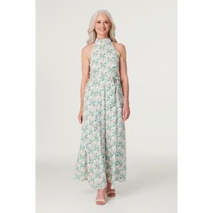 Izabel London Floral High Neck Jumpsuit