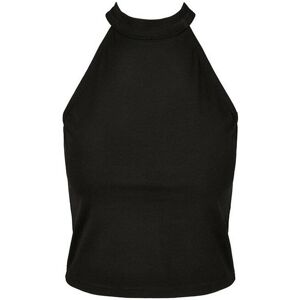 Build Your Brand Turtle Neck Short Tank Top