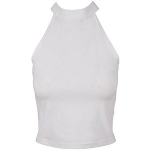 Build Your Brand Turtle Neck Short Tank Top