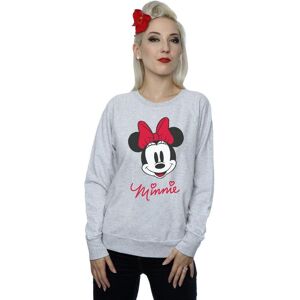 Disney Minnie Mouse Face Heather Sweatshirt