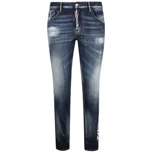 Dsquared2 Skater Jean Large Print Jeans