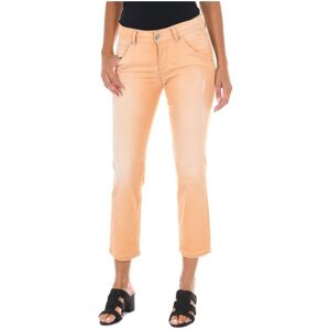 Met Womens Trousers Dyani - Pink Cotton - Size 27 (Waist)