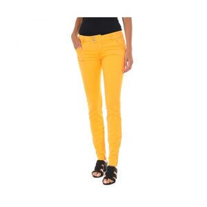 Met Womens Trousers Chino Pocket - Yellow Cotton - Size 26 (Waist)