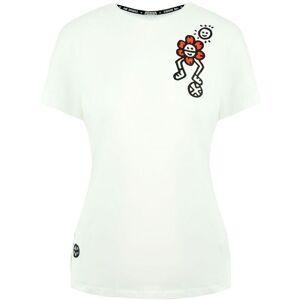 Puma X Mr Doodle Short Sleeve Crew Neck White Womens T-Shirt 598691 02 Cotton - Size Medium