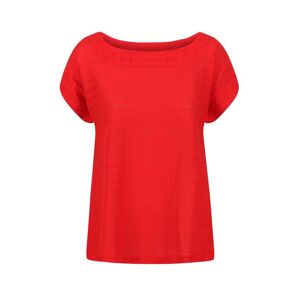 Regatta Womens/ladies Adine Stripe T-Shirt (True Red) Viscose - Size 16 Uk