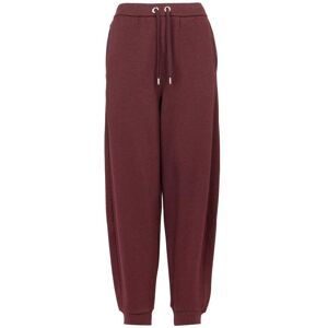 Boss Womenss Hugo Ecanny Track Pants In Purple - Red Cotton - Size X-Small