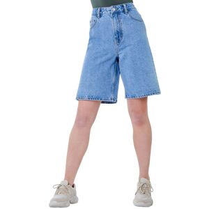 Dusk Womens Longline Denim Bermuda Shorts - Blue - Size 8 Uk