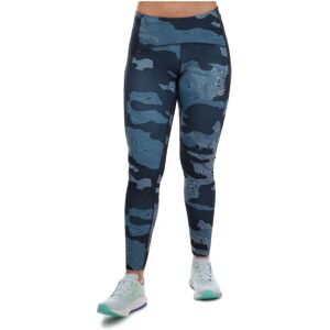 New Balance Womenss Printed Impact Run Tights In Blue - Size Uk 20-22 (Womens)