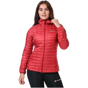 Berghaus Womenss Cuillin Insulated Hooded Jacket In Red - Size 20 Uk