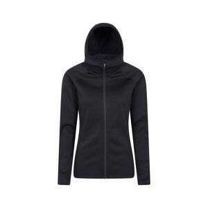 Mountain Warehouse Womens/ladies Dynamic Chakra Isocool Full Zip Hoodie (Black) - Size 6 Uk