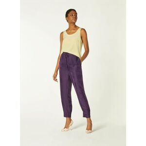 Lk Bennett Womens Bryony Trousers, Mulberry - Purple Silk - Size 6 Uk