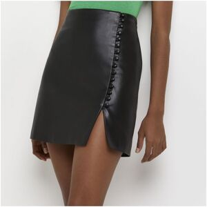 River Island Womens Mini Skirt - Black - Size 14 Uk