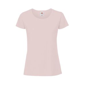Fruit Of The Loom Womens/ladies Ringspun Premium T-Shirt (Powder Rose) - Pink - Size Large