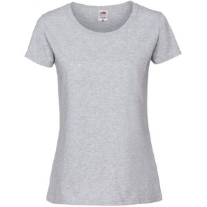 Fruit Of The Loom Womens/ladies Ringspun Premium T-Shirt (Ash Grey) - Size X-Small