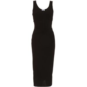 Quiz Womens Black Corset Bodycon Midi Dress - Size 18 Uk