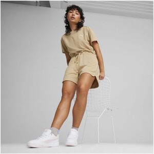 Puma Womens Her Short Jumpsuit - Beige - Size X-Small