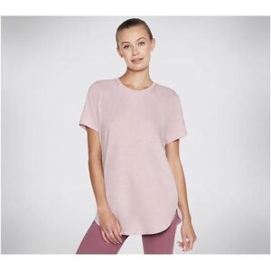 Skechers Womenss Godri T-Shirt In Pink Cotton - Size 14 Uk