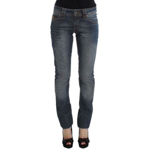 John Galliano Womens Blue Wash Cotton Blend Slim Fit Jeans - Multicolour - Size 31 (Waist)