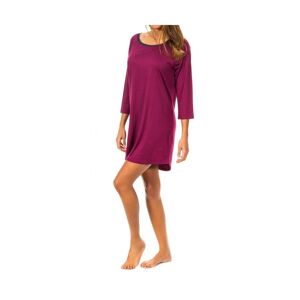 Tommy Hilfiger Womens Long-Sleeved Nightgown With Round Neck 1487904753 Women - Violet Modal - Size X-Small
